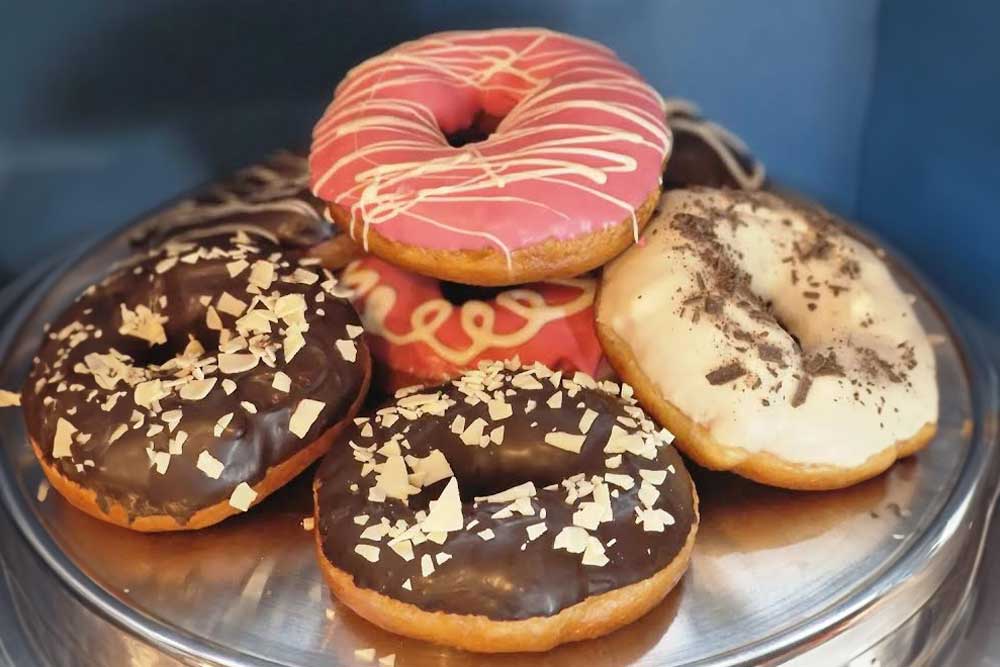 Donuts från caféet