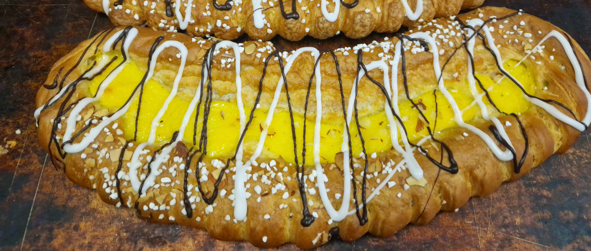 Bullängd från caféet